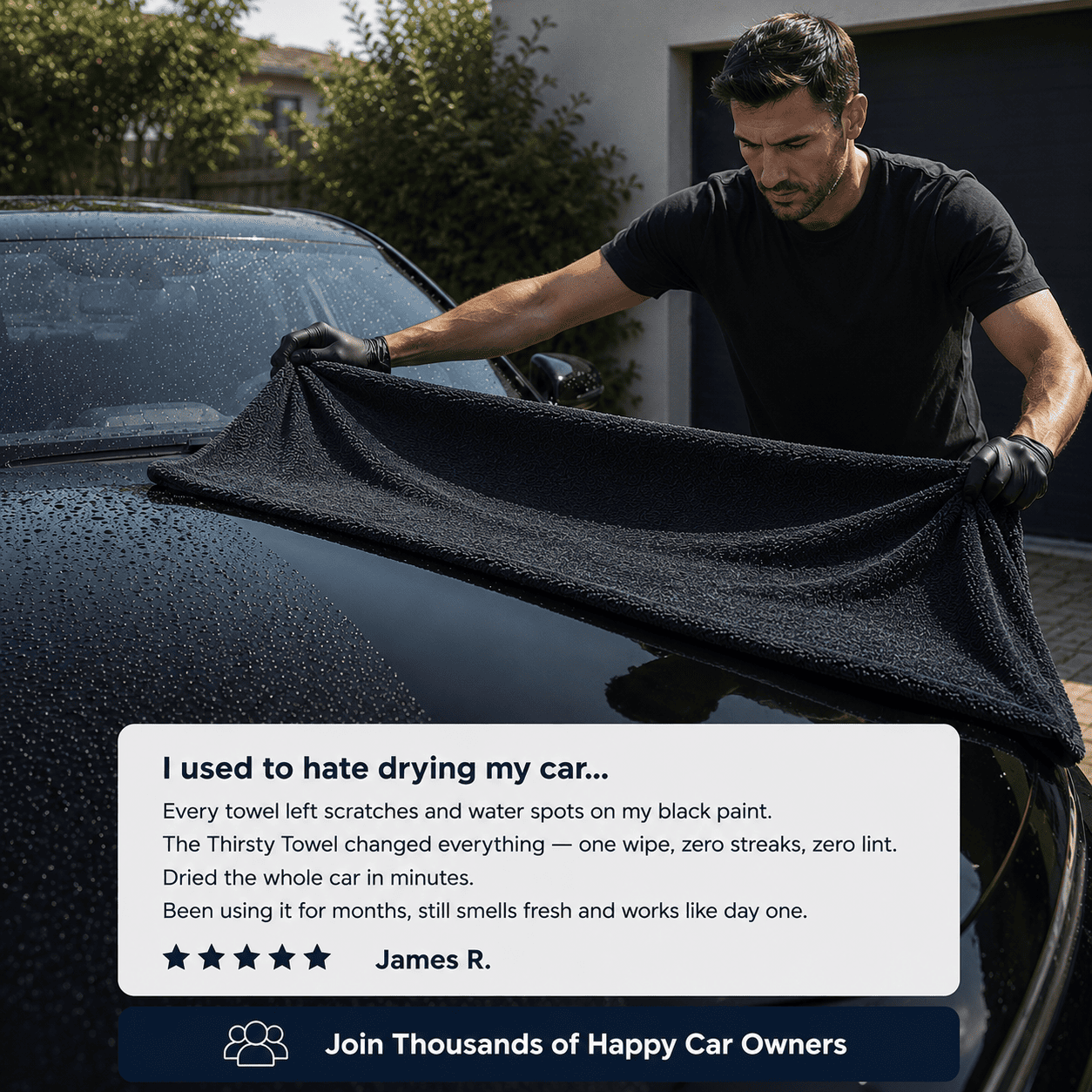 DRV Prime Drying Towel – World's Most Magnetic Water Remover