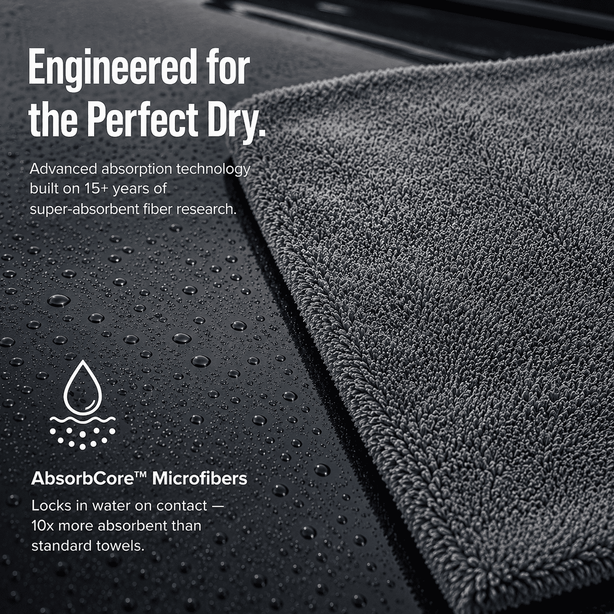 DRV Prime Drying Towel – World's Most Magnetic Water Remover