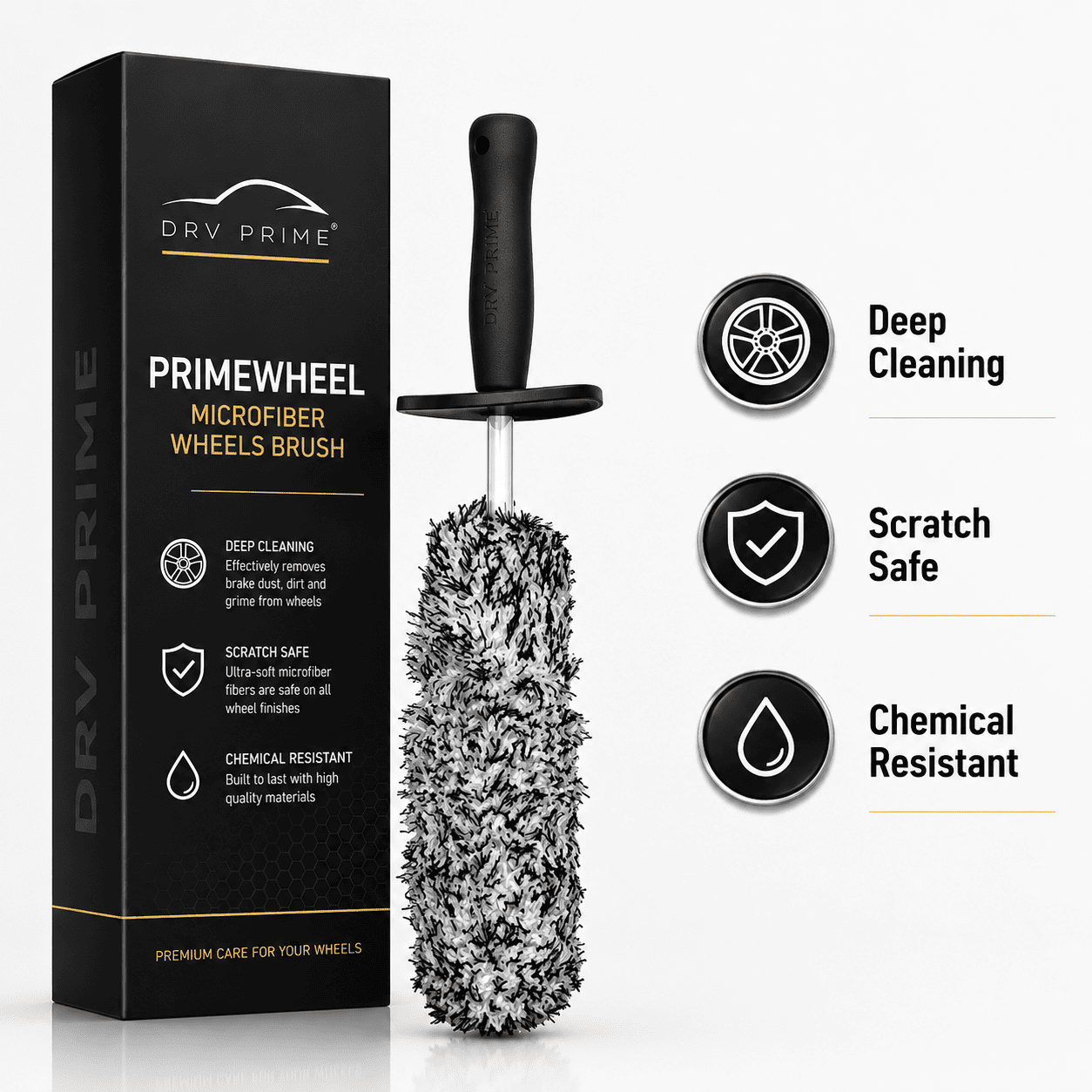 Wheel Cleaning Mitt — Dirt Off. Rims On Point.